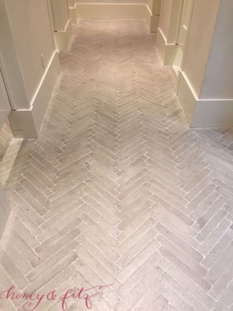 Cheap Flooring, Laundry Room Flooring, Casas Coloniales, Herringbone Tile, Flooring Projects, Brick Flooring, Diy Flooring, Stick On Tiles, Room Flooring