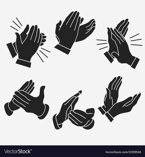 Clapping Hands, Emoji Set, Fish Vector, Hand Drawing Reference, Hand Reference, Anime Accessories, Logo Set, Typography Tshirt, Seamless Pattern Vector