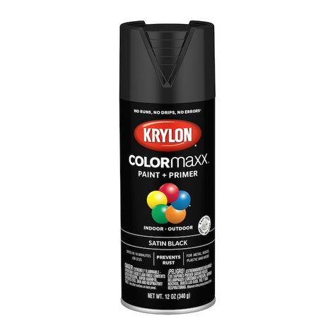 Outdoor Spray Paint, Best Spray Paint, Krylon Spray Paint, Spray Paint Colors, Spray Paint Cans, Paint Black, White Spray Paint, Black Spray Paint, Spray Paints