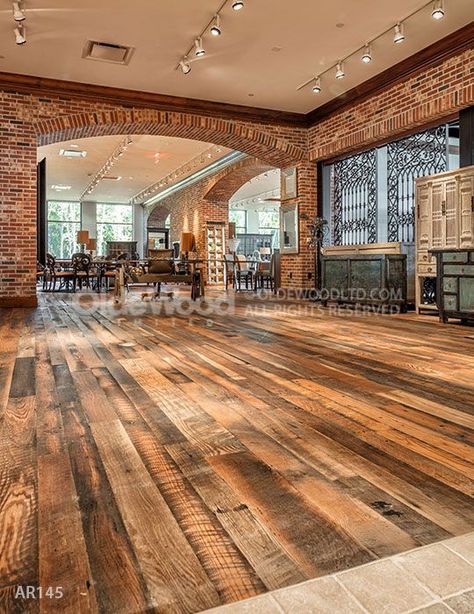 Antique Reclaimed Hardwood Flooring by Olde Wood, Ltd. Hardwood Plank Flooring, Reclaimed Hardwood Flooring, Pallet Floors, Reclaimed Oak Flooring, Barnwood Floors, Wide Plank Hardwood Floors, Rustic Wood Floors, Reclaimed Wood Floors, Reclaimed Flooring