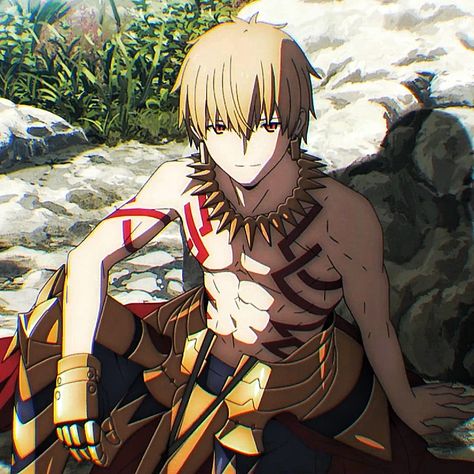 King Gilgamesh, Miyamoto Musashi Art, Gilgamesh And Enkidu, Gilgamesh Fate, Fate Stay Night Series, Snow White With The Red Hair, Galaxy Images, Blood Art, Fate Stay Night Anime