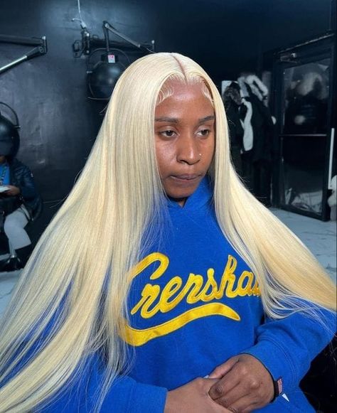 Kes x gorjessdollz 26 inch 13x6 HD Lace front wigs virgin human hair 200 density lace frontal straight wigs blonde color - keswigs Graduation Hairstyles For Black Women, 613 Wigs, Frontals Wigs, Honey Blond, Lace Fronts, Birthday Hairstyles, Hd Lace Frontal, Blonde Lace Front Wigs, Graduation Hairstyles