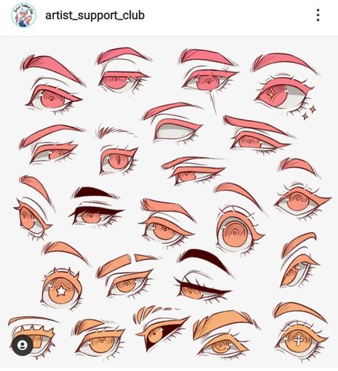 Drawing Eyes, 강아지 그림, Types Of Eyes, Drawing Expressions, Anime Eye Drawing, Studio Design, Anime Drawings Tutorials, Anime Eyes, Drawing Tutorials