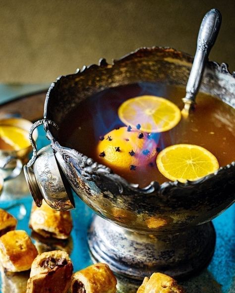 Flaming Drinks, Christmas Canapes, Rum Punch Recipes, Cocktail Design, Sausage Rolls Recipe, Rum Cocktail Recipes, Good Rum, Delicious Magazine, Rum Punch