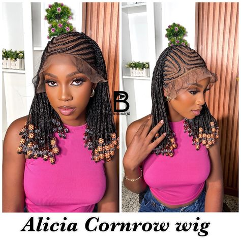 Gorgoeus gorgeous wig 😍😍😍😍 Hair : Alicia Cornrow wig Sales price : 69500 naira Regular price : 78,000 naira Free delivery on DAY 1 is still on Order via website or send a DM to chat with our customer care representatives to order Cornrow Wig, Hair Logo Design, Braid Wig, Hair Logo, Box Braid Wig, Box Braid, Cornrow, Braids Wig, Customer Care