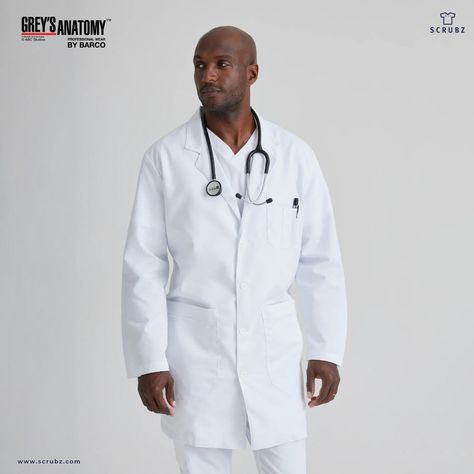 The white coat is a powerful symbol of expertise and reassurance. Discover the ultimate in comfort and functionality with our men's Grey's Anatomy™ by Barco Classic lab coat, featuring soft-touch fabric and a sleek design. #GreysAnatomy #LabCoat #MedicalFashion #HealthcareStyle