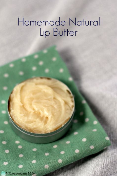 This lip gloss has quality ingredients like coconut oil, shea butter, bees wax, and vitamin e oil to help prevent and heal your chapped lips. #ablossominglife #lipbutter #diy Lip Butter Diy, Lip Butter Recipe, Lip Balm Recipes, Healing Balm, Homemade Lip Balm, Brown Spots On Face, Diy Lip Balm, Diy Lips, Natural Lip Balm