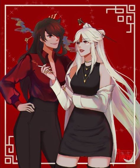 Modern Ningguang, Ninguang X Beidou Genshin Impact, Modern Beidou, Ningguang Fanart, Beidou And Ningguang, Beidou X Ningguang, Beidou Cosplay, Beidou Ningguang, Art Rules