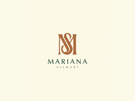 Mariana Stewart (M+S Monogram Logo) by Biswajit Guchait M S Monogram, Muse Logo Design, M&s Logo, Ms Monogram, M Monogram Logo, S Monogram Logo, Logo Skincare, S Logo Design, M Monogram