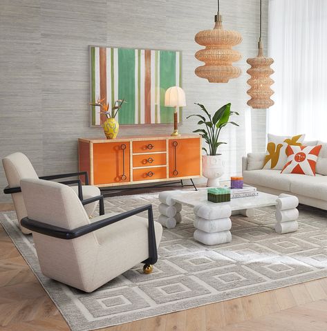 Our Circuit Marble Cocktail Table features four stacked cylinder corners and a solid top (shout out to the gays!!). Oversized Sectional, Marble Cocktail Table, Bar Dining Table, Chaise Chair, St Germain, Marble Coffee Table, Jonathan Adler, Cocktail Table, Dining Table Chairs