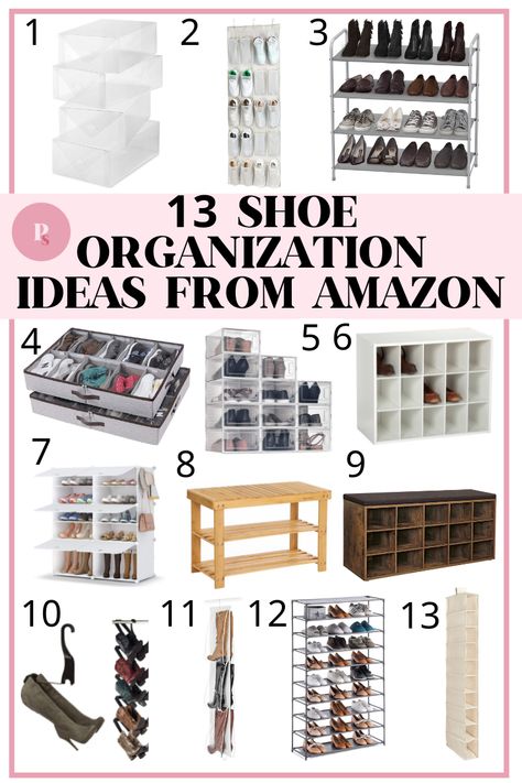 How To Organize Shoes, Shoes Organizer Ideas, Shoe Organizer Ideas, Shoes Organizer, Shoe Organizers, Organizer Ideas, Dresser Organization, Clever Storage Solutions, Organization Kids