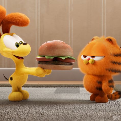 Odie And Garfield, Odie Garfield Wallpaper, Garfield Movie, Garfield Odie, Garfield The Movie, Best Cartoon Shows, Garfield Wallpaper, Disney Best Friends, Garfield Pictures