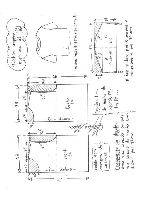 Crop Shirt Pattern, T Shirt Sewing, Pattern T Shirt, T Shirt Sewing Pattern, Trendy Sewing Patterns, Plus Size Sewing Patterns, Shirt Sewing, Plus Size Sewing, Shirt Sewing Pattern