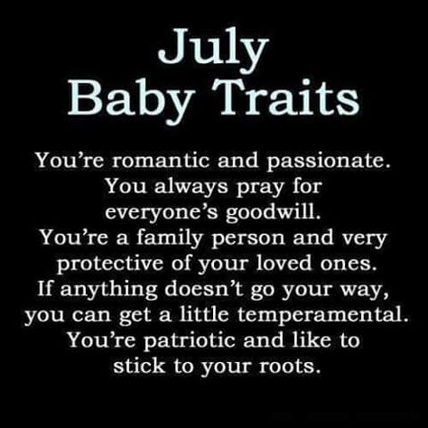 July Baby Quotes, July Baby Birthday, Baby Birthday Quotes, Birth Month Personality, July Baby, Astrology Facts, Baby Facts, Zodiac Sign Traits, Practical Life