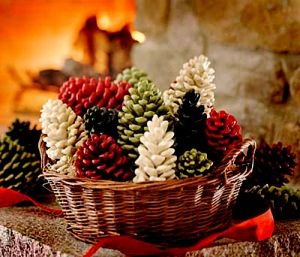 Pine Cone fire starters dipped in scented wax from leftover candles! Leftover Candle, Pinecone Wreaths, Painted Pine Cones, Painted Pinecones, Fall Wedding Centerpieces, Pine Cone Decorations, Cones Crafts, Pine Cone Crafts, Noel Christmas