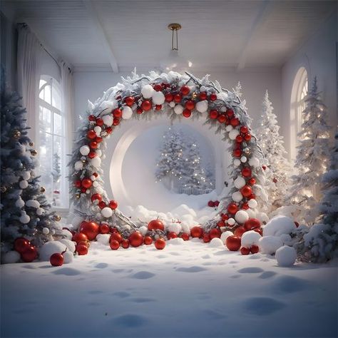 #ChristmasDecor #HolidayDecor #XmasVibes #FestiveDecor #WinterWonderland #ChristmasTree #HomeForTheHolidays #DeckTheHalls #MerryAndBright #ChristmasSpirit #JoyfulDecor #TisTheSeason Snow Globe Backdrop, Snowglobe Backdrop, Christmas Carnival Decorations, Christmas Dance Decorations, Christmas Decorations For Office, Pool Noodle Christmas Decorations, All White Christmas Decor, Christmas Backdrops For Photos, Snowy Christmas Decor