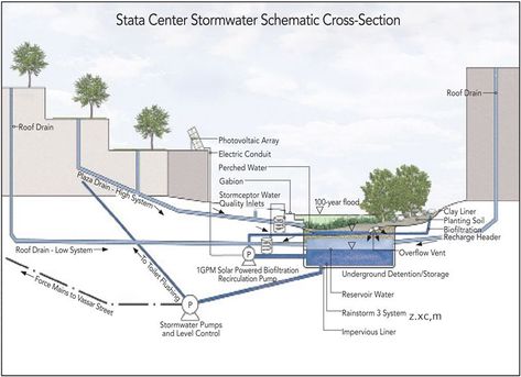 Waste Architecture, Rainwater Garden, Sponge City, Rainwater Drainage, University Design, Water Harvesting, Storm Water, Research Facility, Stormwater Management