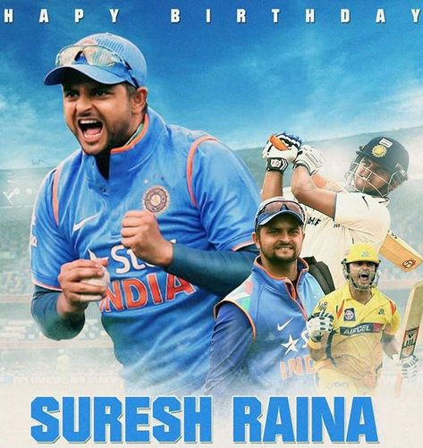 Happy Birthday Suresh Raina John Bravo, Shree Ram Photos, Cricket Today, Suresh Raina, Crickets Funny, Ipl 2020, Ms Dhoni Wallpapers, World Cricket, Ms Dhoni Photos