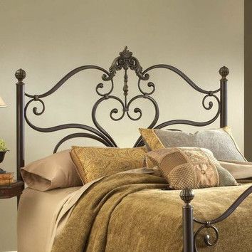 Hillsdale Furniture Newton Metal Headboard King Headboards, Iron Headboard, Open Frame Headboard, Murphy Bed Plans, Modern Headboard, Metal Headboard, Hillsdale Furniture, Bedroom Remodel, Queen Headboard