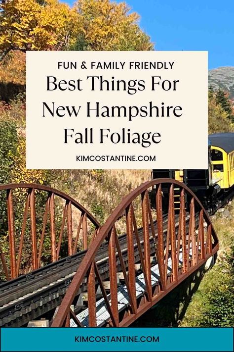 New Hampsire in the fall is a wonderful experience. The state is full of scenic drives, covered bridges, waterfall hikes, train rides and so much more. If you're looking for an outdoor fall adventure, then New Hampshire is the perfect place to experrience fall. The New Hampshire fall foilage is something you will always remember. So check out the blog for all the details on the best places to visit in New Hampshire in the fall. New Hampshire Fall Road Trips, Portsmouth New Hampshire Fall, Fall Foliage New Hampshire, New Hampshire Fall, Vermont Trip, Things To Experience, Fall Foliage Trips, Fall Foilage, Covered Bridges In New Hampshire