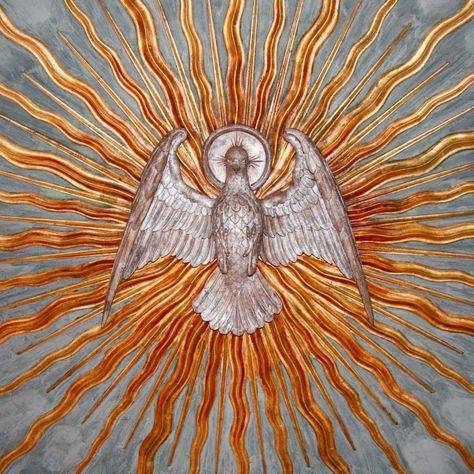 Holy Spirit Art, Art Sacre, Spirited Art, Occult Art, Biblical Art, Pentecost, Holy Ghost, The Holy Spirit, Catholic Art