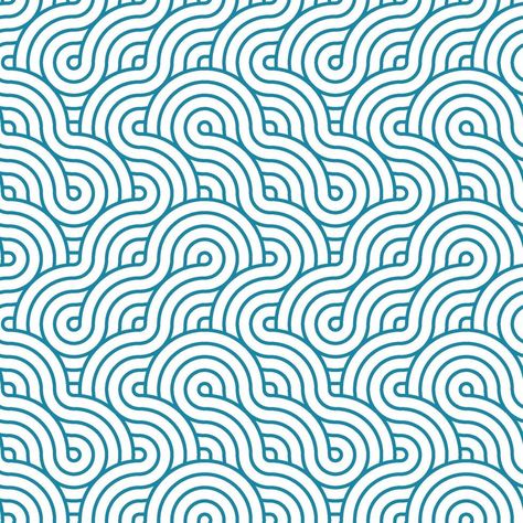 Blue and white stripes weaving texture. Japanese style wavy lines seamless pattern. Print block for fabric, apparel textile, wrapping paper. Minimal oriental vector graphic. Textile Pattern Texture, Weaving Texture, Japanese Ornament, Japanese Background, Minimal Background, Vector Patterns Design, Print Block, Japanese Waves, Wavy Lines