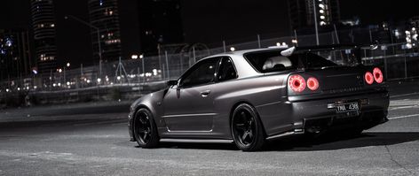 gray coupe #ultra-wide #car Nissan Skyline GT-R #2K #wallpaper #hdwallpaper #desktop Nissan Gtr Wallpapers, Nissan R34, Nissan Gtr R34, R34 Skyline, Skyline Gtr R34, R34 Gtr, Nissan Skyline Gt R, Jdm Wallpaper, Gtr R34