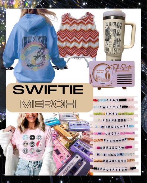 How To Style Taylor Swift Merch, Taylor Swift Merch Collection, Swiftie Merch, Taylor Swift Merch, Swift Concert, Cruel Summer, Taylor Swift Eras Tour, Taylor Swift Eras, Taylor Swift Outfits