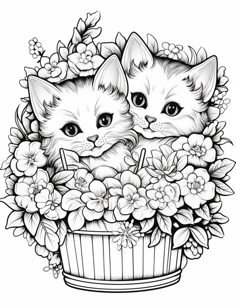 20+ free coloring page of basket flowers coloring sheets for adults – Bujo Art Coloring Sheets For Adults, Flower Coloring Sheets, Colouring Sheets For Adults, Basket Flowers, Adults Coloring, Flowers Coloring, Cat Printable, Barbie Coloring, Barbie Coloring Pages