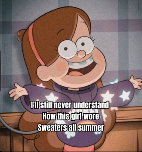 #mabel #mabelpines #gravity_falls #fyp #summer #sweater #crazy All Of Mabels Sweaters, Gravity Falls All Characters, Gravity Falls In Real Life, Gravity Falls Mabel Sweaters, Mabel Pines Inspired Outfits, Dipper Pines Headcanons, Gravity Falls Sweater, Melody Gravity Falls, Gravity Falls Memes Hilarious