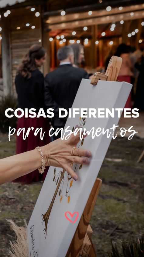 Inspirações diferentes para você fazer no seu casamento: pinturas, atrações, lembrancinhas e muito mais! #casamentoscombr #casamentos #casamentos2024 Ever Rodriguez Fotógrafo e Videomaker