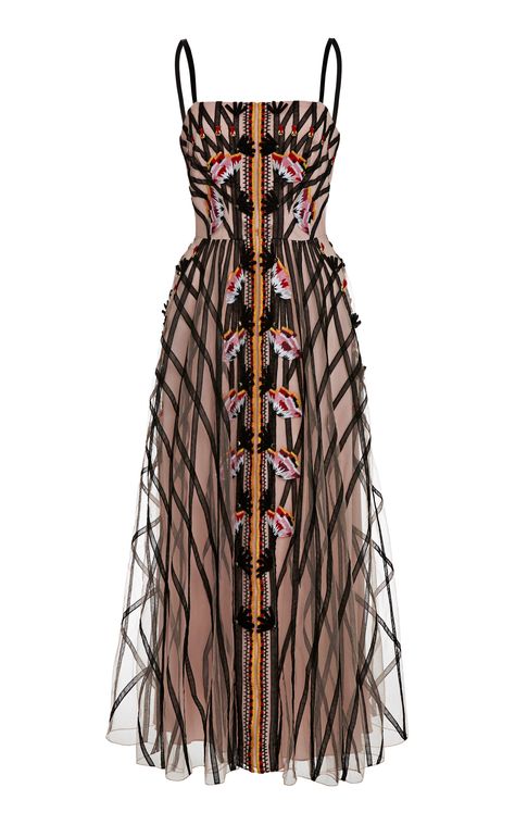 Embroidered Chiffon, Chiffon Midi Dress, Temperley London, Gorgeous Gowns, Narnia, Mode Inspiration, The Meaning, Fancy Dresses, London Fashion