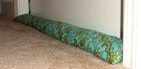 Making a draft dodger is an easy, fun, energy saving, DIY project for your home! Under Door Draft Stopper Diy, Draft Stopper Diy, Draft Snake, Door Stopper Diy, Draft Dodger, Door Snake, Draft Excluder, Upcycled Items, Sew Quilt