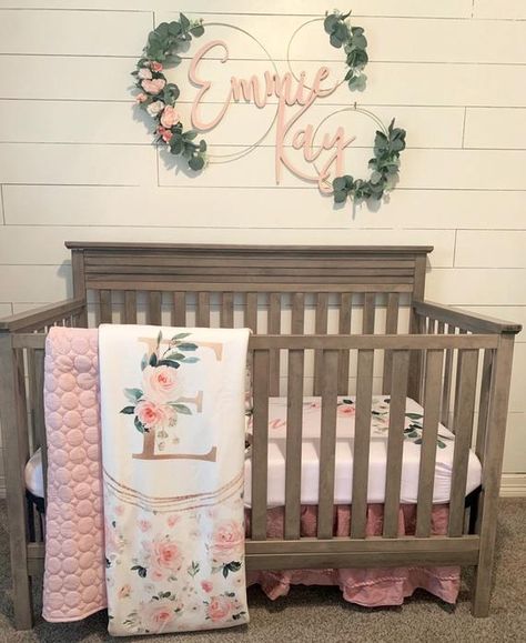 Floral Crib Bedding, Girl Crib Bedding Sets, Gift For Newborn, Personalized Baby Shower Gifts, Crib Bedding Girl, Baby Crib Sheets, Girl Nursery Room