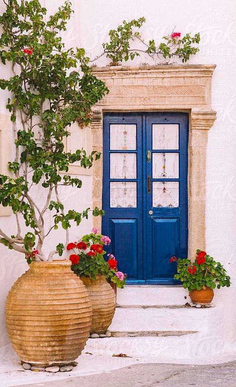 Monemvasia, Laconia, Greece Mediterranean Front Doors, Still Life Portrait, Portrait Creative, Porch Windows, Dolomites Italy, Cool Doors, Front Door Colors, Creative Content, Mediterranean Home