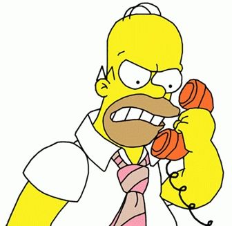 Angry Homer Simpson why you little .... Angry Customer, Old Friendships, Cold Calling, Cody Simpson, Talking On The Phone, Personality Development, On The Phone, Homer Simpson, How To Be Likeable