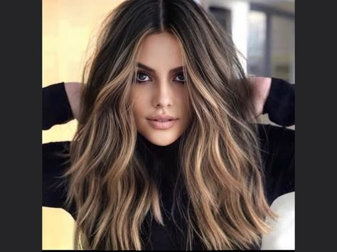 Brunette Hair With Highlights, Brown Hair With Blonde Highlights, Brunette Balayage Hair, Brown Hair Balayage, Mom Hairstyles, Hair Affair, Balayage Brunette, Brown Blonde Hair, Hair Color And Cut