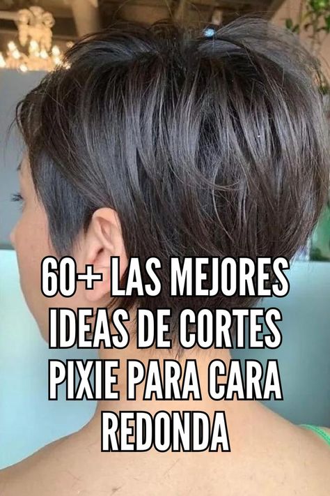 Enhorabuena, porque por fin has encontrado el mejor peinado para tu pelo fino y tu cara redonda. Así es, estoy hablando de un corte pixie: un corte que hará que tu pelo parezca más grueso y con más volumen. // Crédito de la foto: instagram @shannonrha Instagram