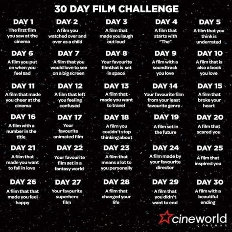 30 Day Instagram Challenge, Netflix Suggestions, Movie Challenge, 30 Day Art Challenge, Netflix Movies To Watch, Movie To Watch List, Tv Series To Watch, Instagram Challenge, Writing Challenge