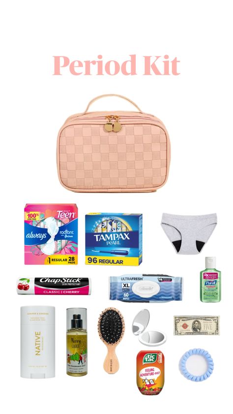 #followforfollow #followforafollow #school #period #periodkit Period Bag For School, Period Bag, Everyday Bag Essentials, Period Kit, Bag For School, Inside My Bag, Kit Bag, Essential Bag, Everyday Bag