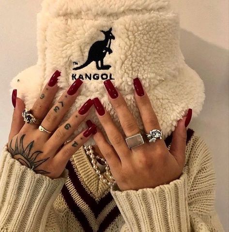 Red Acrylic Nails, Red Nail, Nagel Inspo, Square Acrylic Nails, Dream Nails, Fire Nails, Funky Nails, Pretty Acrylic Nails, Best Acrylic Nails