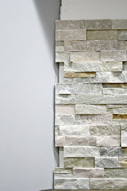 Stone Tile Fireplace, Diy Stone Fireplace, Stone Veneer Fireplace, Stone Fireplace Wall, Kain Tile, Stacked Stone Walls, Stacked Stone Fireplaces, Stone Fireplace Surround, Brick Fireplace Makeover