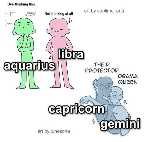 Gemini X Capricorn, Capricorn Art, Libra Art, Gemini Art, Gemini Love, Capricorn Man, Zodiac Signs Capricorn, Drama Queens, Zodiac Signs