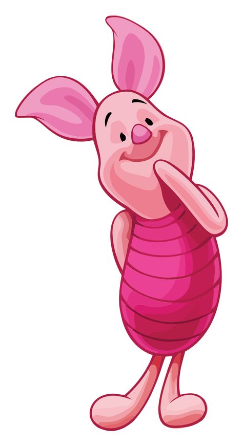 A very pink and very cute sticker with Piglet, a close friend of Winnie‑the‑Pooh.. #cartoon #pink #pig #Winnie‑the‑Pooh #Piglet Cute Wallpapers Winnie The Pooh, Piglet Drawing, Piglet Cartoon, Winnie The Pooh Pink, Pooh Drawing, Pooh Bebe, Piglet Disney, Eeyore Pictures, Winnie The Pooh Drawing