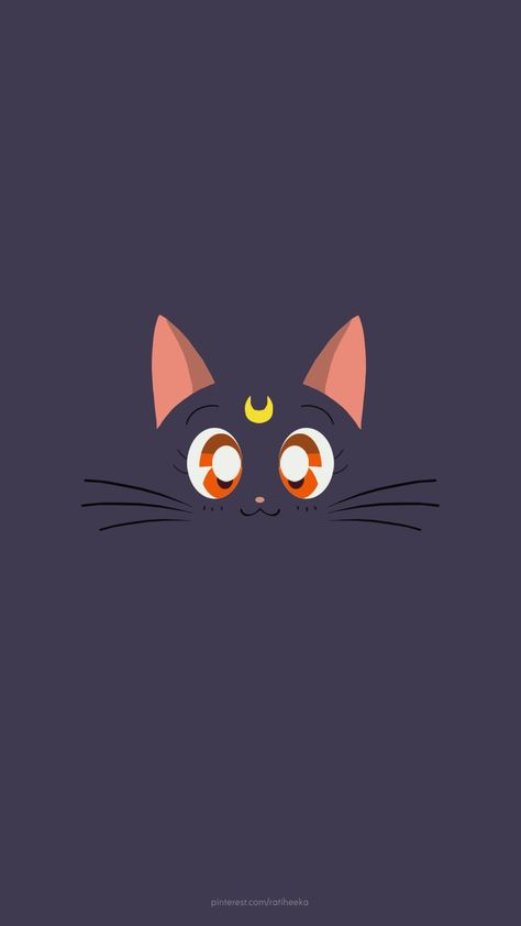 #sailormoon #luna #wallpaper #japan #anime #cartoon #cat #phonewallpaper #sailormooncrystal #vector #vectorart #猫 Anime Esthetics, Sailor Wallpaper, Cupcakes Wallpaper, Sailor Moons, Sailor Moon Cat, Sailor Moon Luna, Minako Aino, Sailor Moon Aesthetic, Sailor Moon Wallpaper