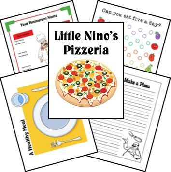 Little Nino's Pizzeria: Pizza theme learning for your homeschool or classroom. Free lapbook printables from Homeschool Share Pizza Parlor Dramatic Play Free Printable, Pizza Dramatic Play Printables Free, Pizza Role Play, Pizza Preschool, Dramatic Play Printables Free, Preschool Restaurant, Preschool Pizza, Kids Pizza Recipes, Preschool Summer Camp