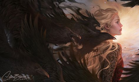 An Enchantment of Ravens An Enchantment Of Ravens, Enchantment Of Ravens, The Old Astronomer, Percy Jackson Fanart, Charlie Bowater, Throne Of Glass Fanart, Fan Art Anime, Viria, Art Manga