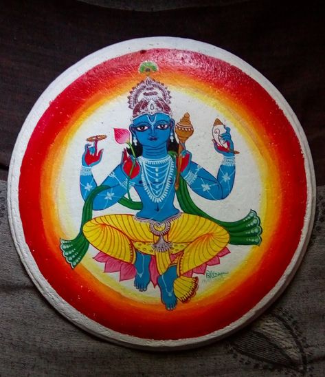 Terracotta sora painting by Hrishikesh Das (Ritesh) Sora Painting, Terracotta Art, Tableware, Quick Saves, Art