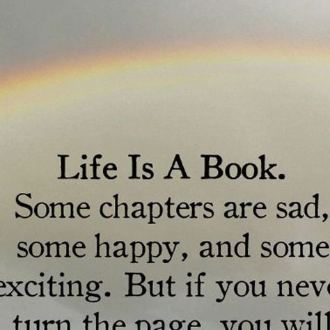 My Positive Outlooks on Instagram: "Life is a book, and each chapter is a new adventure. Don't be afraid to turn the page, because you never know what you might find. #life #book #adventure #newbeginnings #courage #hope #gratitude #inspiration #motivation" New Chapter In Life Quotes, Afraid Quotes, New Chapter Quotes, A New Chapter Begins, Over It Quotes, Turn The Page, Life Book, New Adventure, And Just Like That