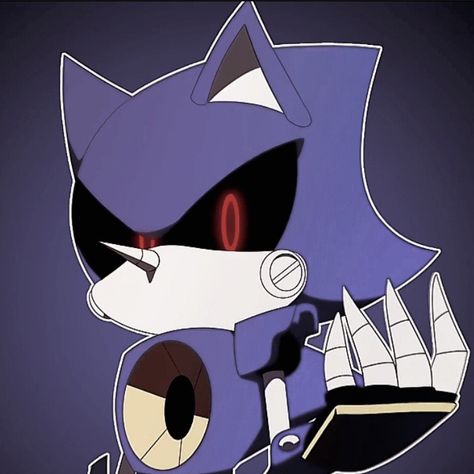 Metal Sonic Pfp, Metal Sonic Icon, Mecha Sonic, Sonic Pfps, Sonic Images, Scenecore Art, Nerd Boyfriend, Metal Sonic, Sonic Sonic